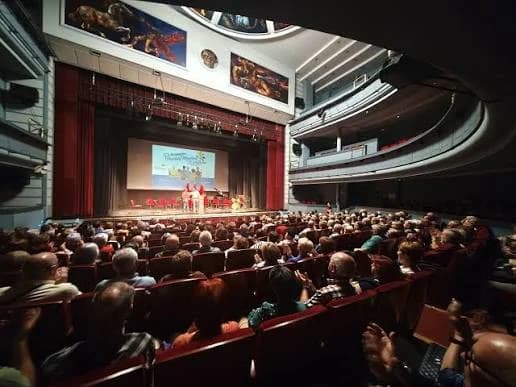 Público en el Teatro Auditorio Federico García Lorca durante un evento