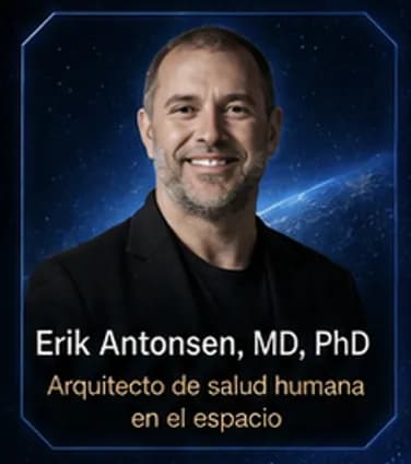 Erik Antonsen, MD, PhD — Arquitecto de salud humana en el espacio